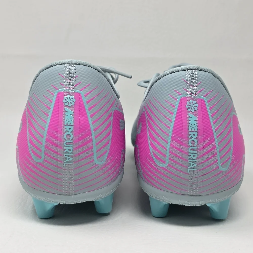 Nike Mercurial FG Firm Ground Soccer Cleats Shoes Mens Size 9 Blue FQ8374-301
